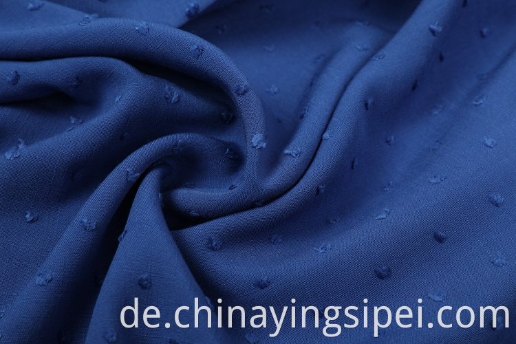 100% Viscose Slub Dyed With Jacquard Fabrics